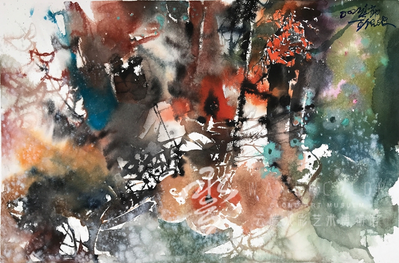 王绍波 《梦》 36*54cm 2022年